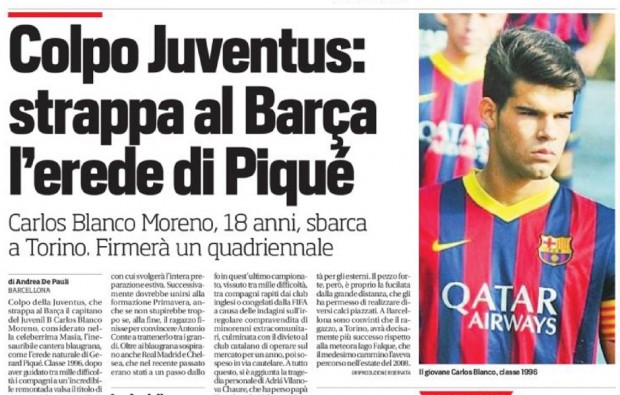 OFFICIAL Juventus sign Carlos Blanco