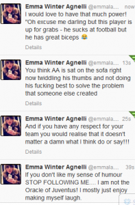 emma agnelli tweets