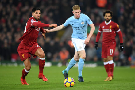 Kevin de Bruyne v Liverpool