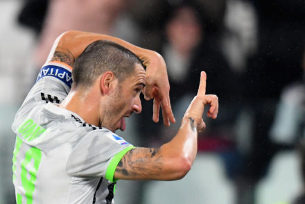 Leonardo Bonucci celebrating