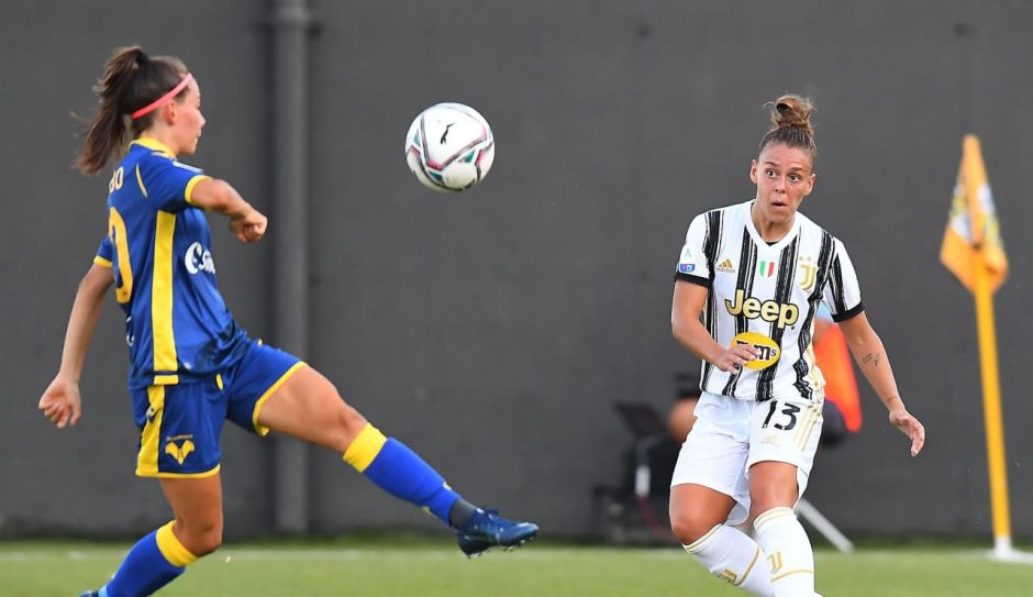 Nữ Juventus vượt qua thử thách khó khăn của Hellas Verona