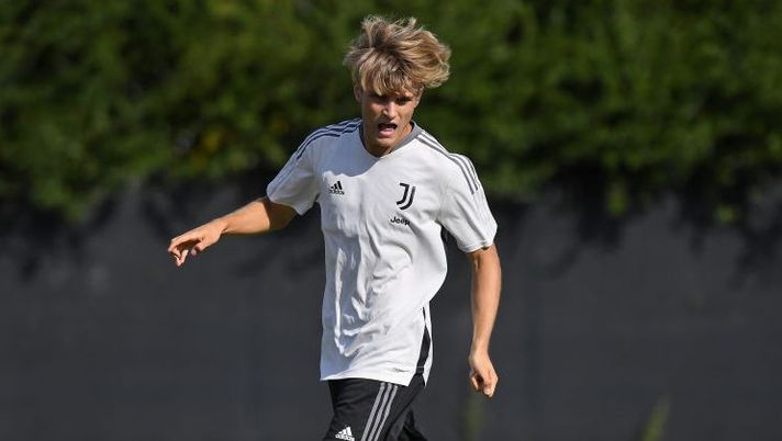 friendly football match - Juventus FC vs Juventus U23 Next Gen Samuel  Iling-Junior of Juventus and