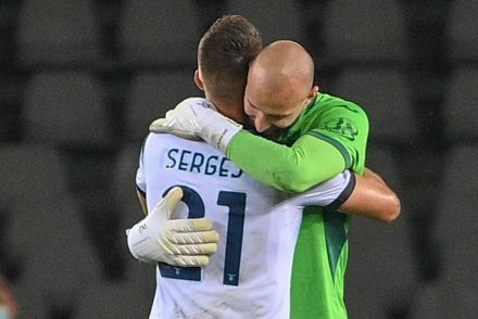 Vanja Milinkovic-Savic with his brother Sergej