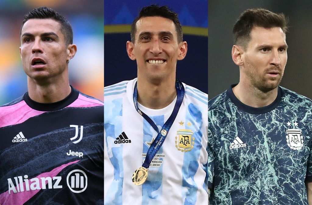 Di Maria, Messi, Ronaldo