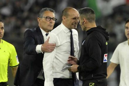 Allegri in his last Juventus match