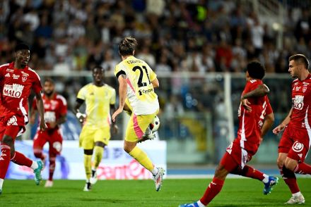 Nicolo Fagioli on the pitch for Juventus