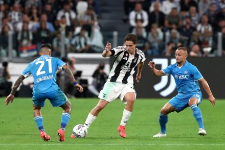 Juventus playing Napoli