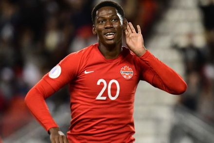 Jonathan David playing for Canada