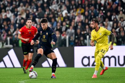 Adzic on his Juventus debut against Lazio