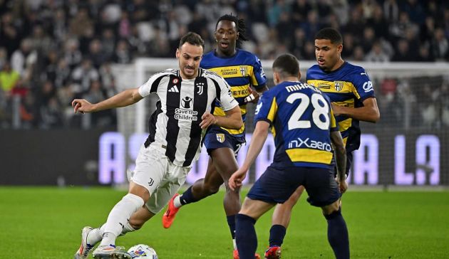 Juventus drawing with Parma