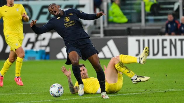 Kalulu fouled against Lazio