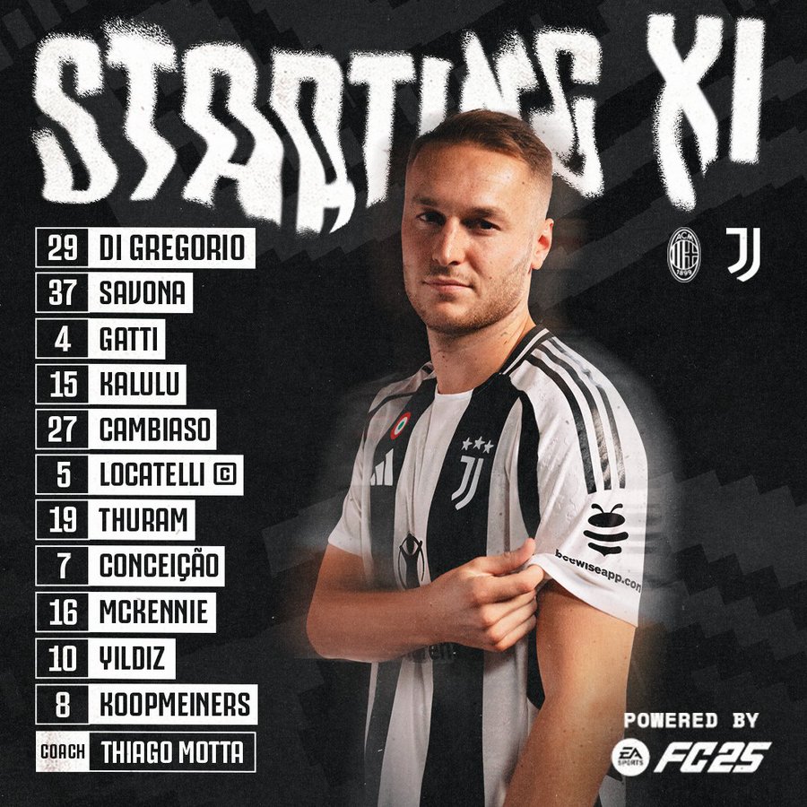 Juventus team v AC Milan