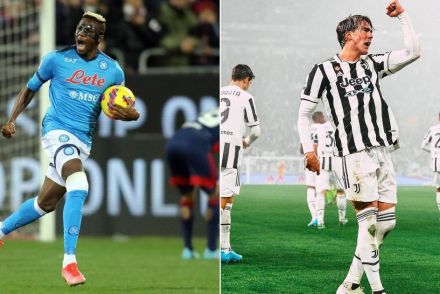 Osimhen and Vlahovic