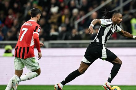 Khephren Thuram against Milan