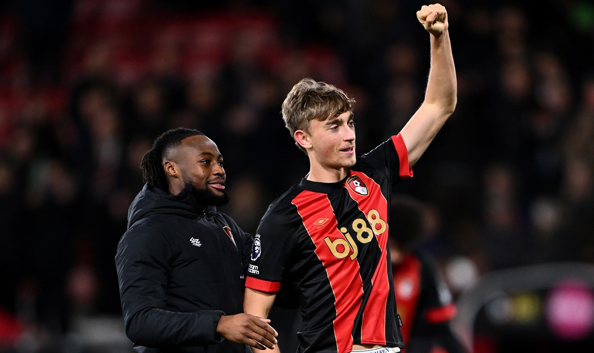 Dean Huijsen with Bournemouth