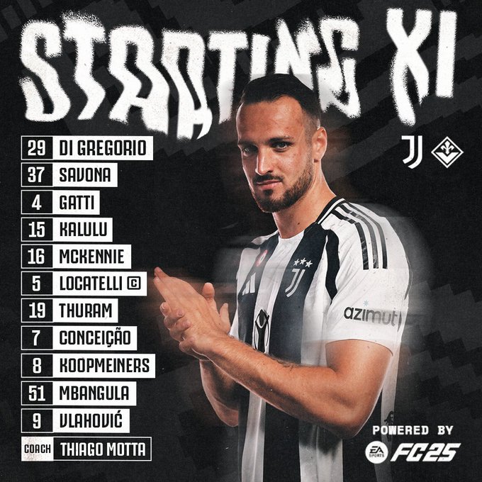 Juventus team v Fiorentna