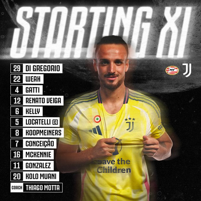 Juve team v PSV Away