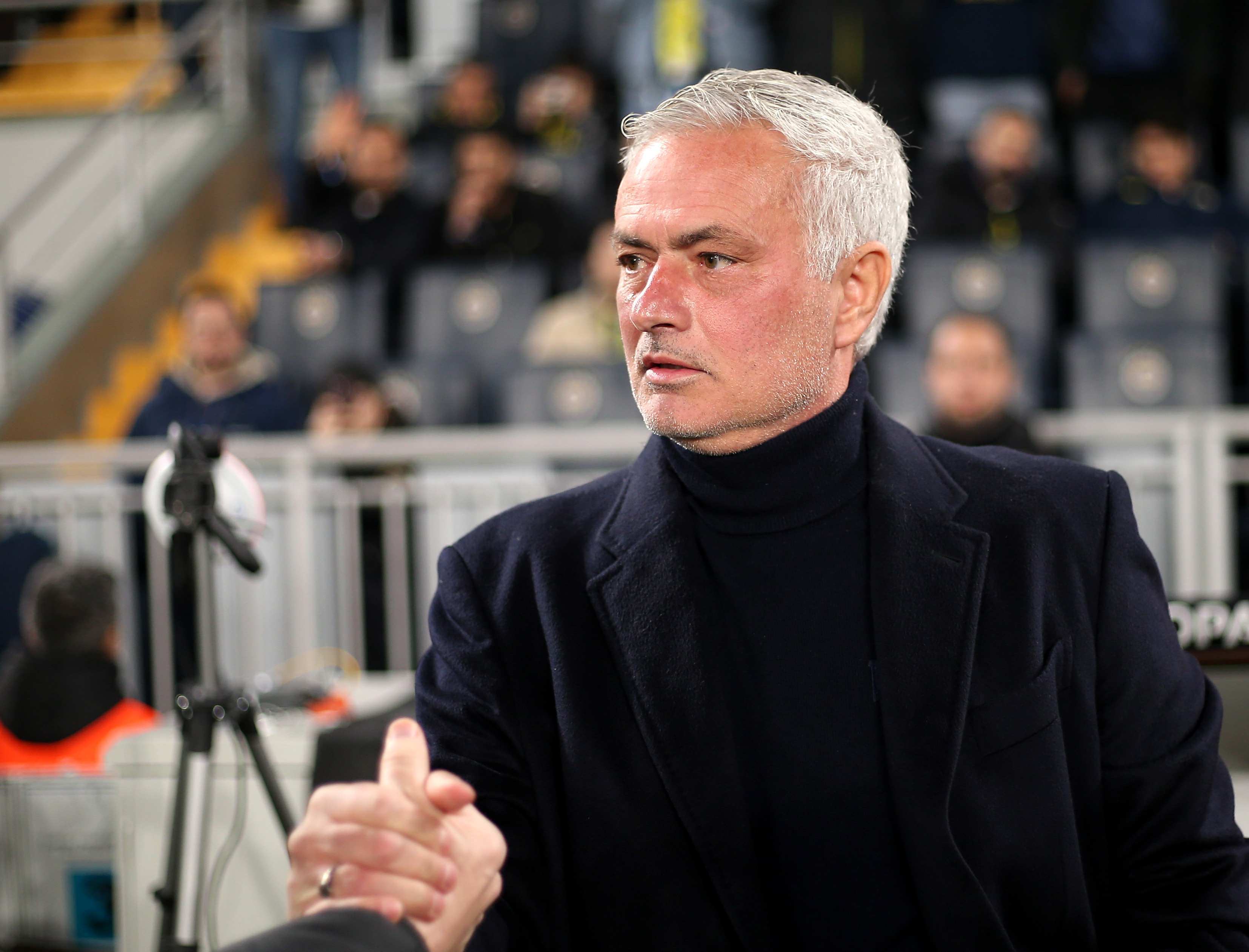 Jose Mourinho on the sidelines