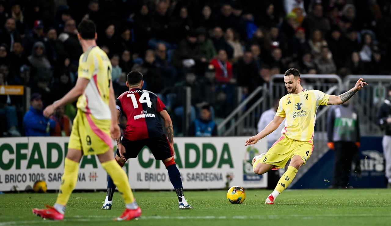 Federico Gatti aiming at goal