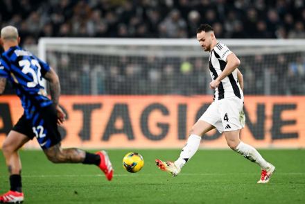 Federico Gatti in the Derby d'Italia