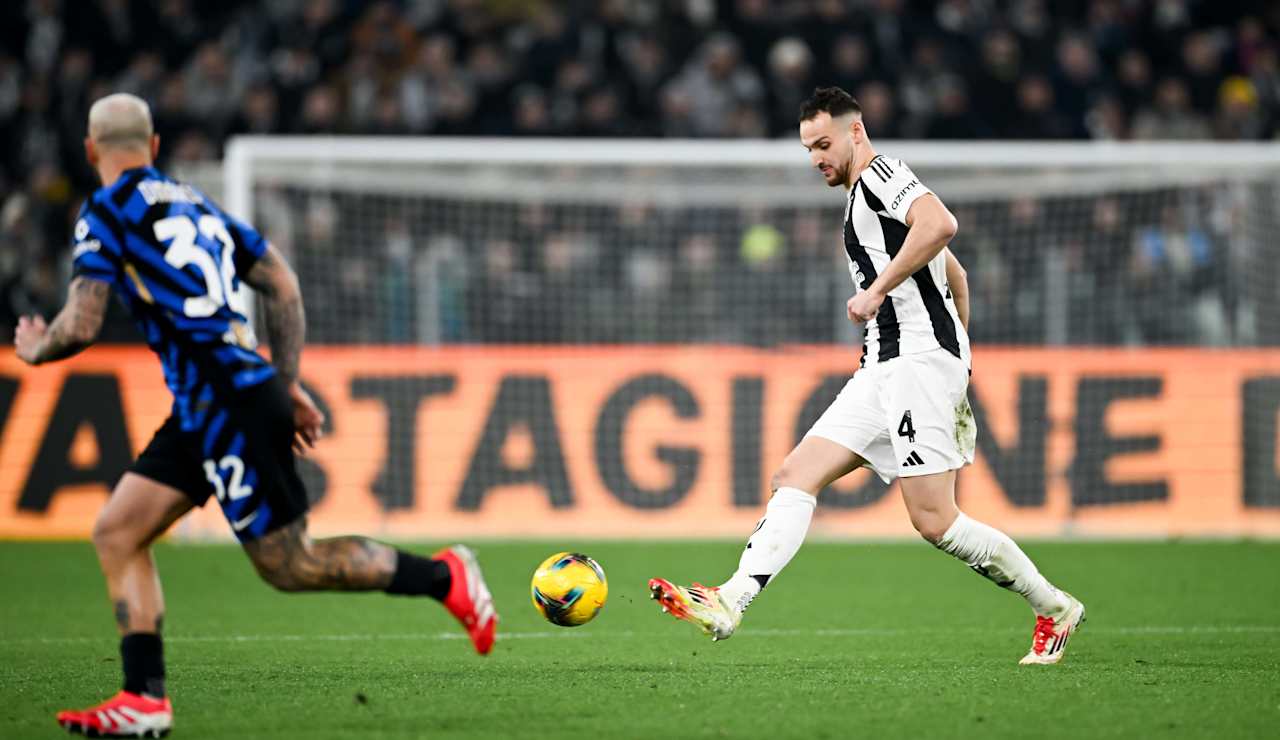 Federico Gatti in the Derby d'Italia