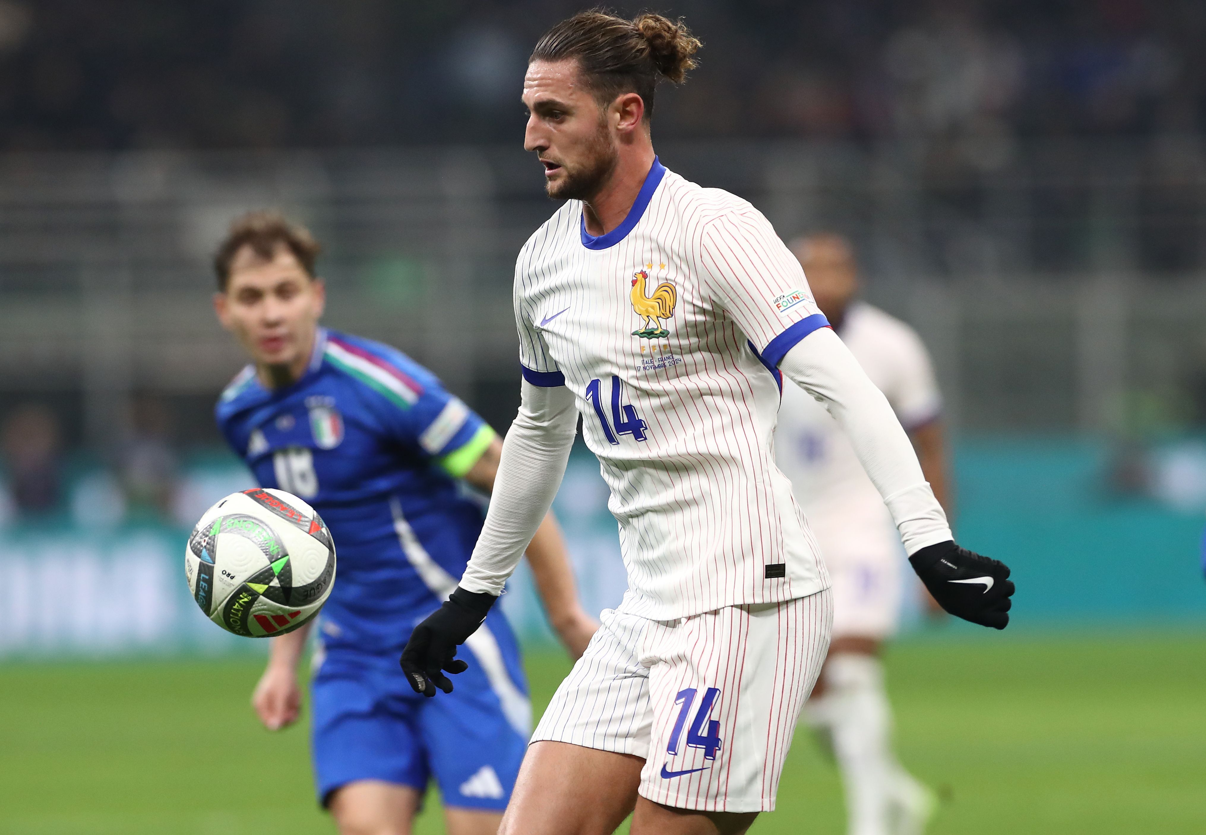 Adrien Rabiot in action for France