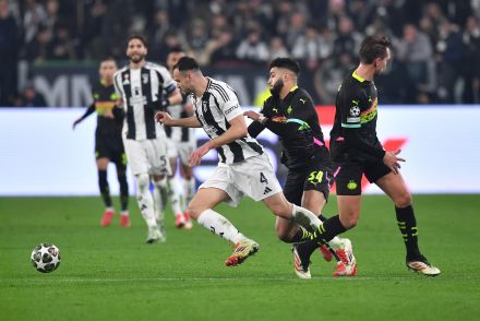Federico Gatti in action for Juventus