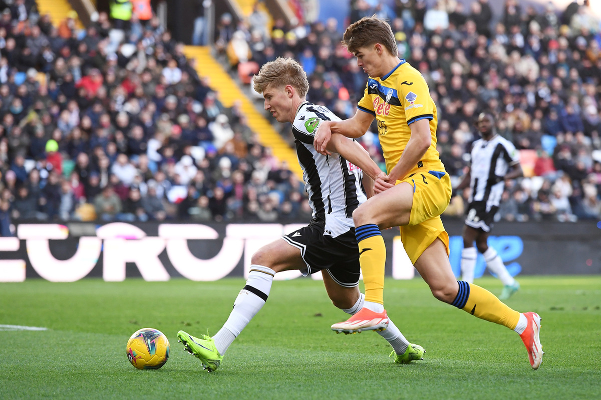 Thomas Kristensen in action for Udinese