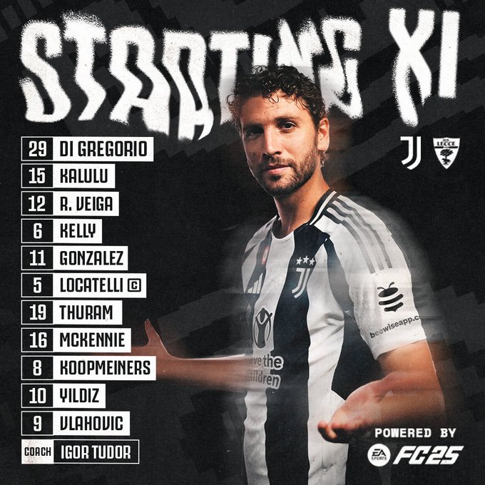 Juventus team v Lecce