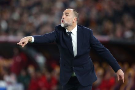 Igor Tudor on the sidelines