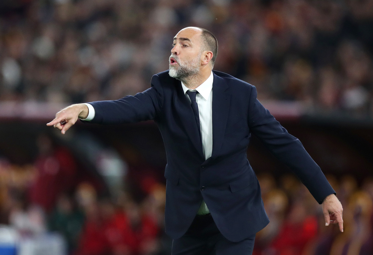 Igor Tudor on the sidelines