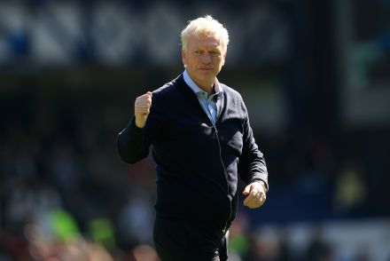 David Moyes on the sidelines