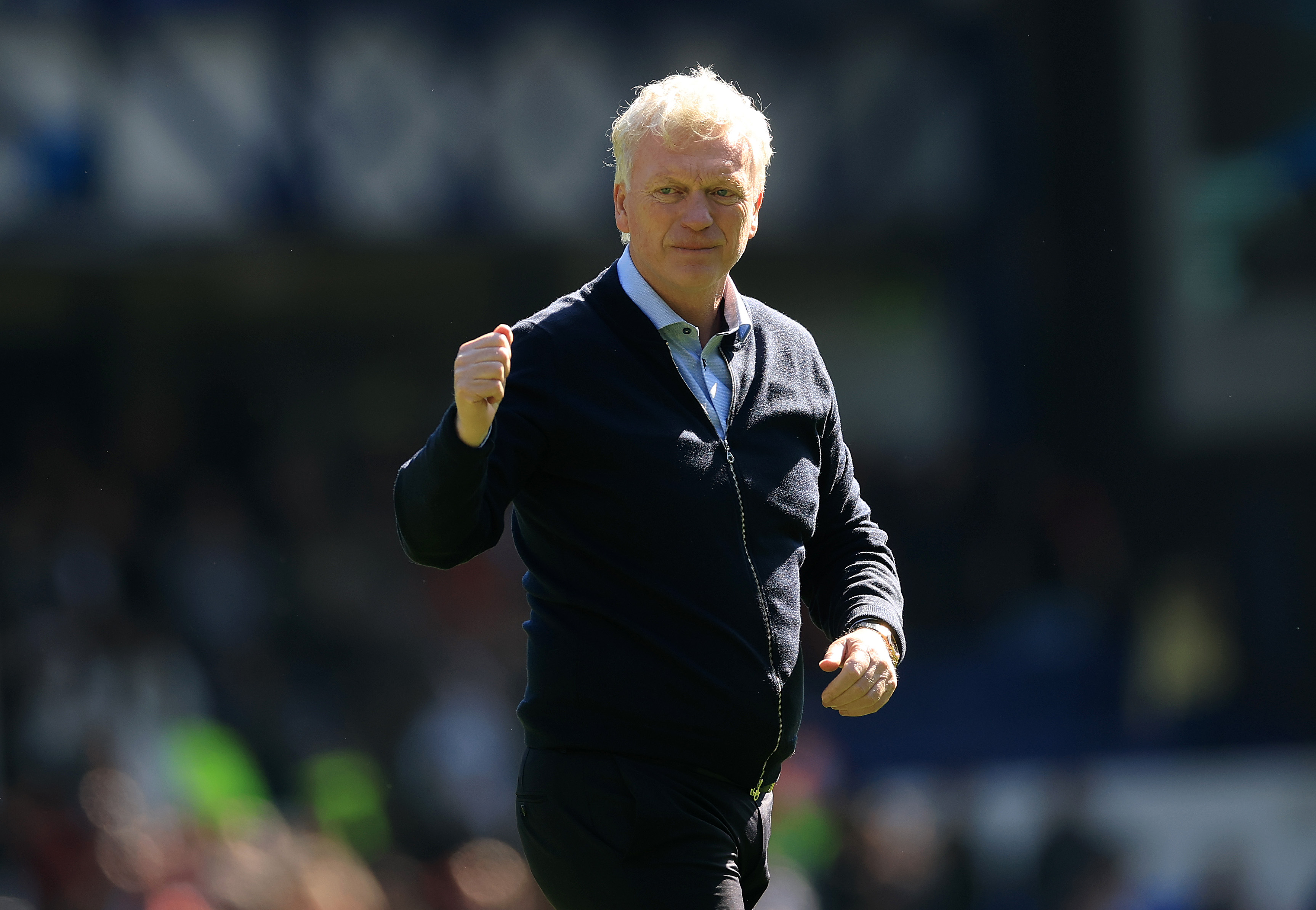 David Moyes on the sidelines