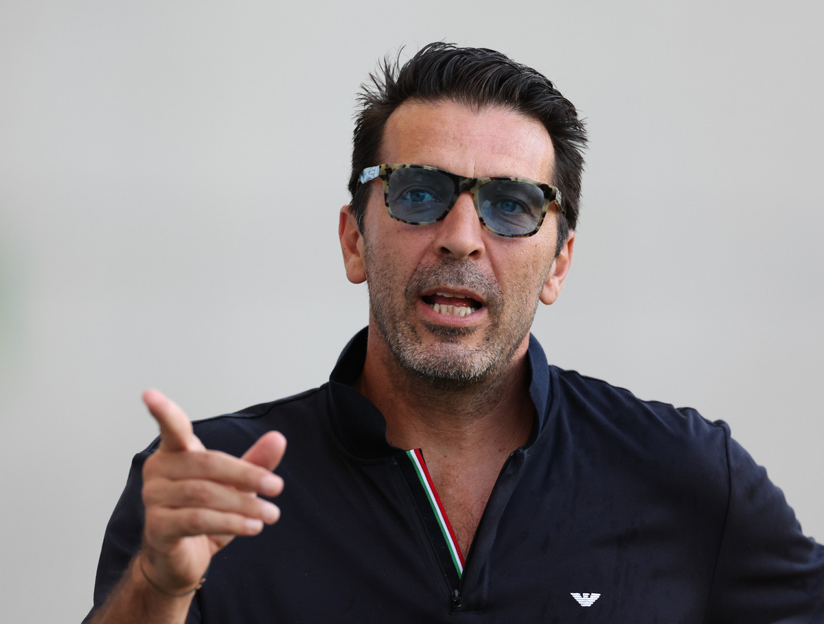 Gianluigi Buffon speaking
