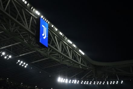The Allianz stadium at night