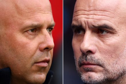 Arne Slot and Pep Guardiola