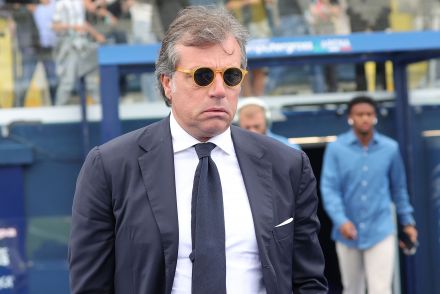 Cristiano Giuntoli looking on