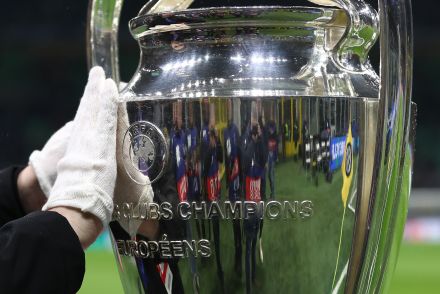 The Champions League trophy