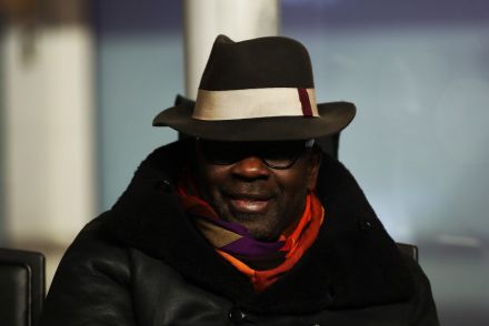 Lilian Thuram in the stands