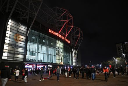 Old Trafford in the evening