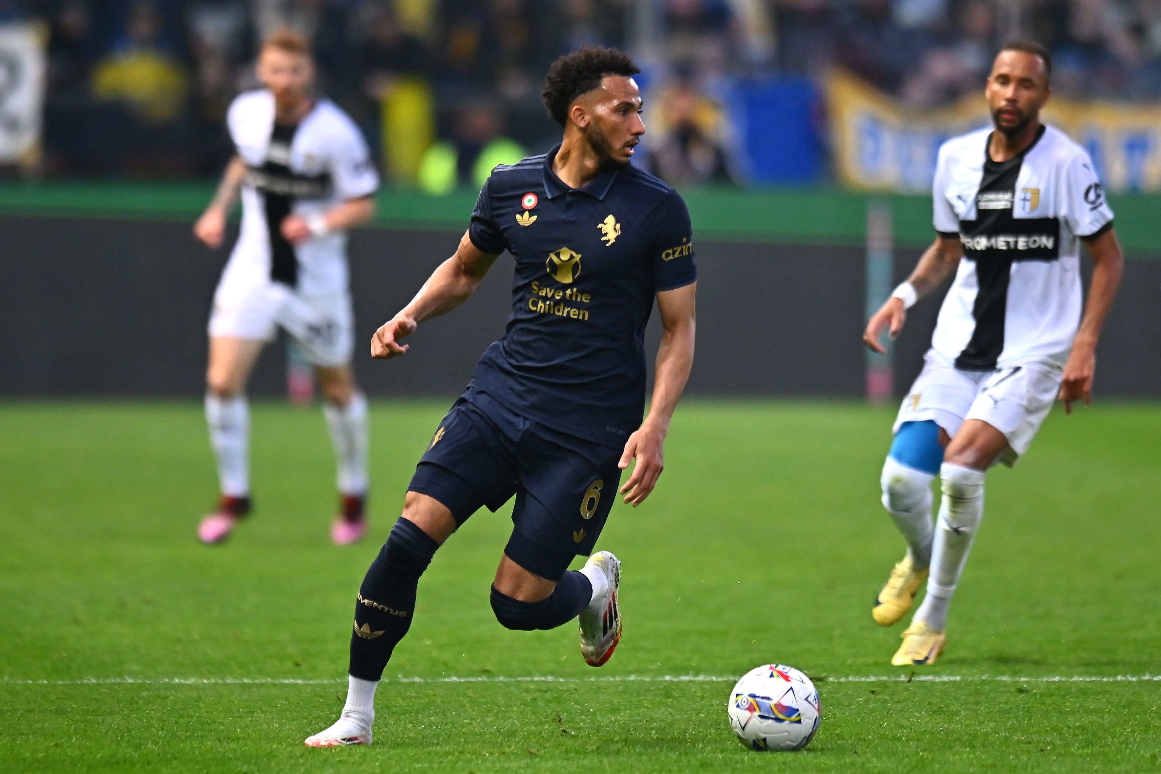 Lloyd Kelly in action for Juventus