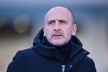 Inter Milan director Piero Ausilio looking on