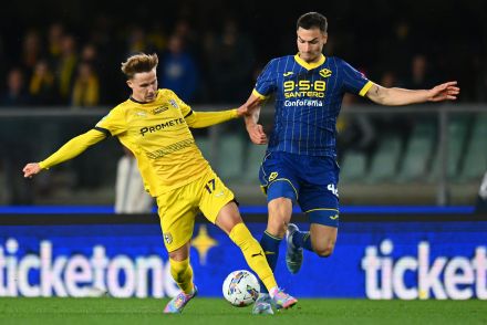 Diego Coppola in action for Verona