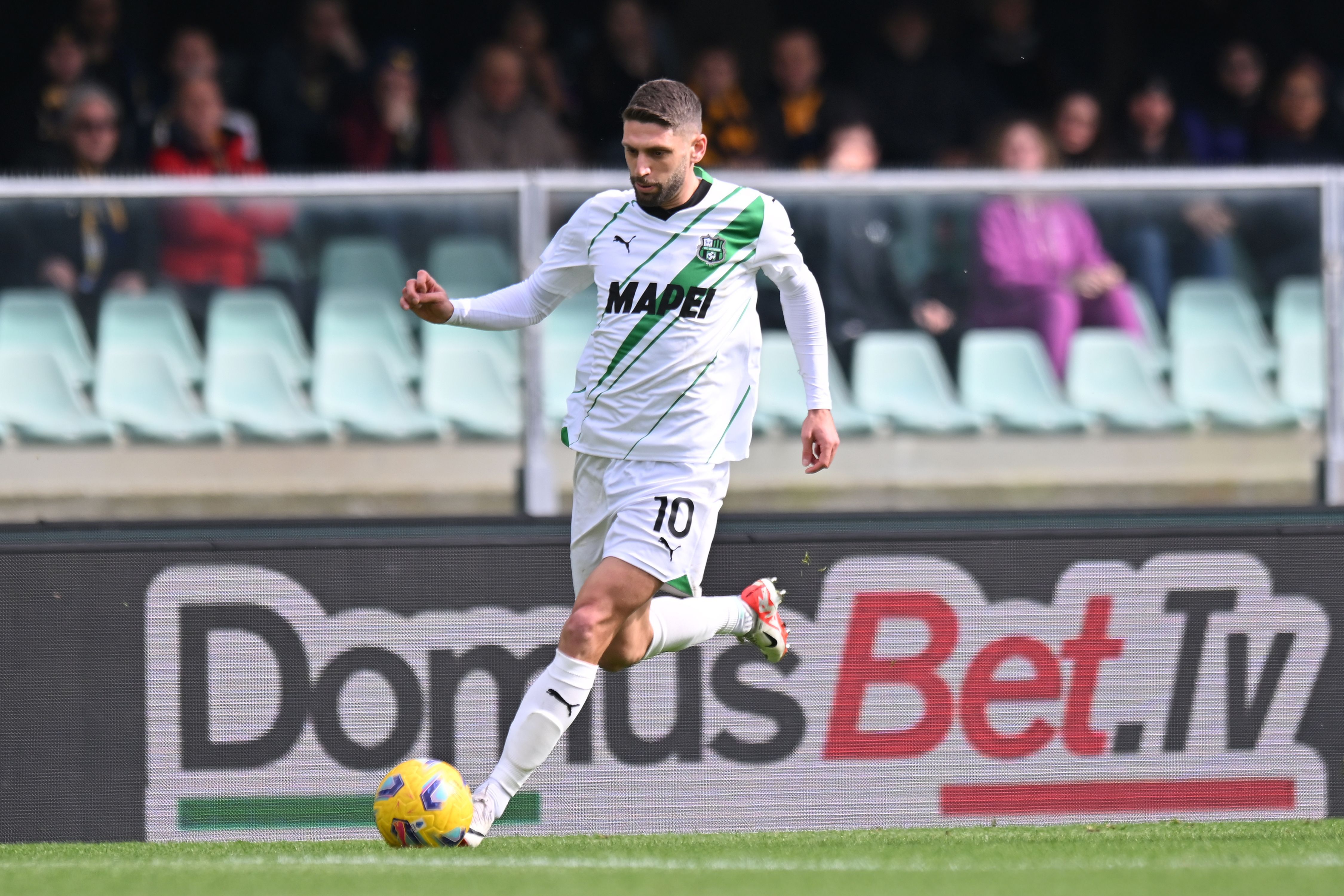 Domenico Berardi in action for Sassuolo