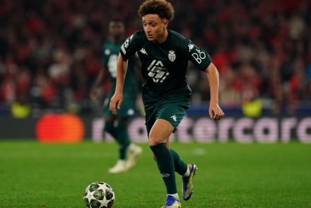 Ben Seghir in action for Monaco