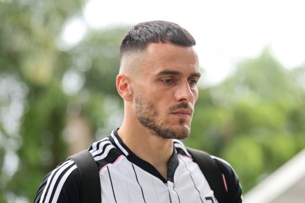 Filip Kostic looking on