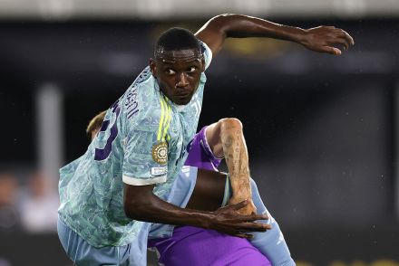 Randal Kolo Muani in action for Juventus