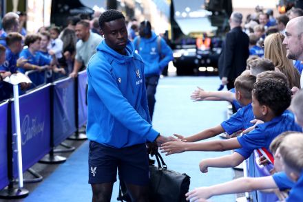 Marc Guehi arriving at Stamford Bridge