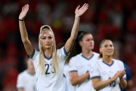 Alisha Lehmann with Switzerland