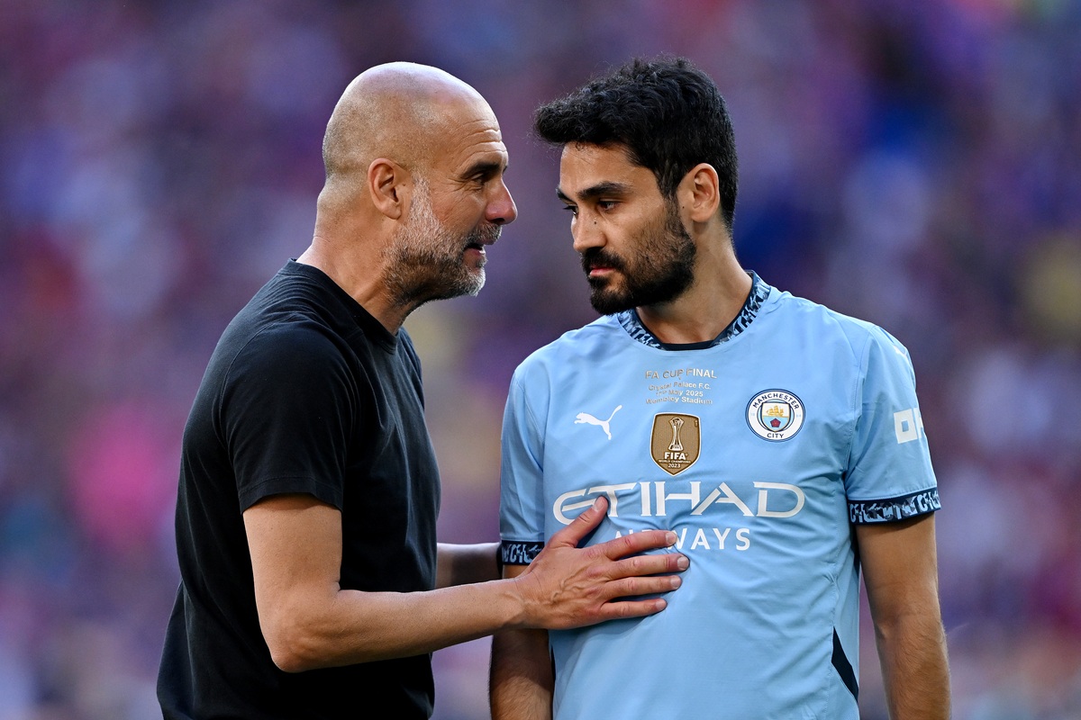 Gundogan with Guardiola